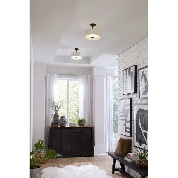 Inspire Collection 13" LED Semi-Flush Mount - Image 3