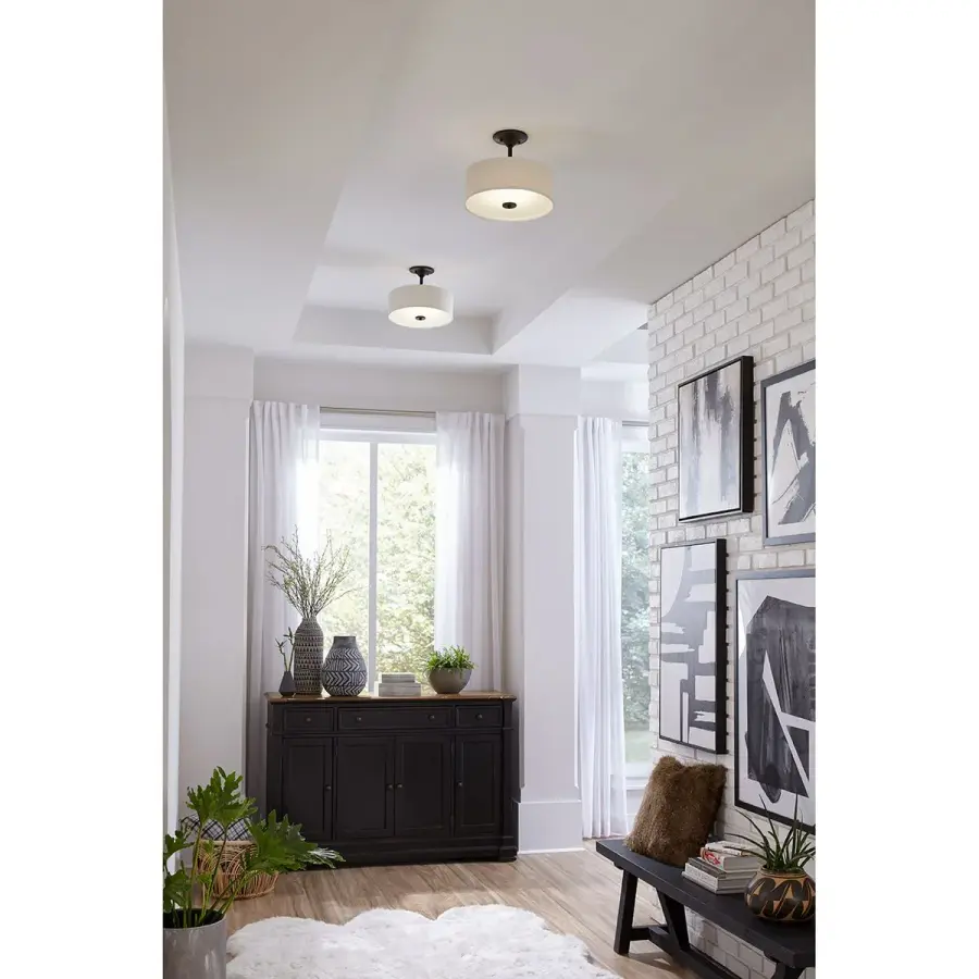 Inspire Collection 13" LED Semi-Flush Mount - Image 3