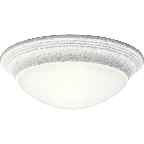 Alabaster Glass 11.5" Close-to-Ceiling Light - Image 1
