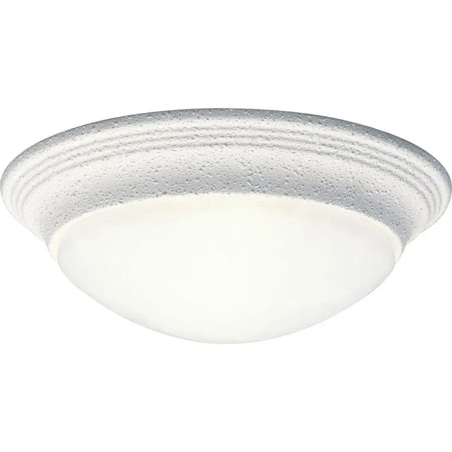 Alabaster Glass 11.5" Close-to-Ceiling Light - Image 1