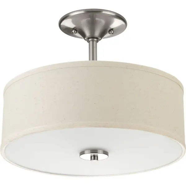 Inspire Collection Two-Light 13" Semi-Flush Ceiling Light - Image 2
