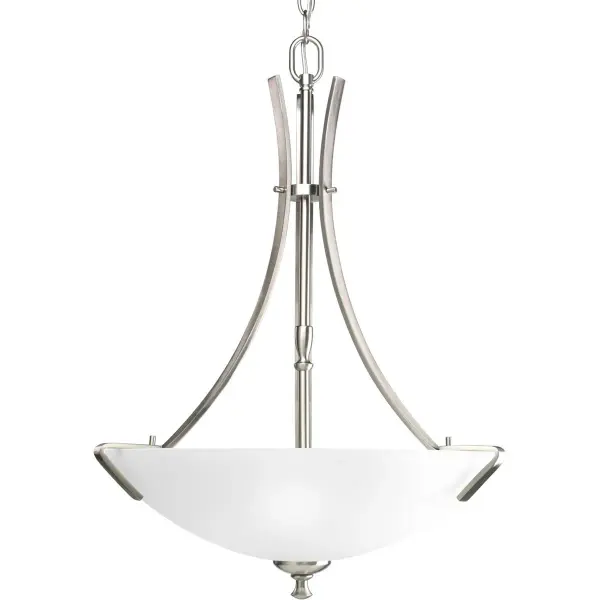 The Wisten Collection brings contemporary elegance to entryways with its three-light design and brushed nickel finish. Perfect for medium-sized foyers and dining areas, this pendant offers versatile modern styling.