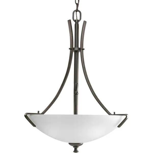 The Wisten Collection brings contemporary elegance to entryways with its three-light design and brushed nickel finish. Perfect for medium-sized foyers and dining areas, this pendant offers versatile modern styling. - alternate view
