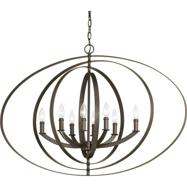 Equinox Eight-Light Oval Pendant - Image 1