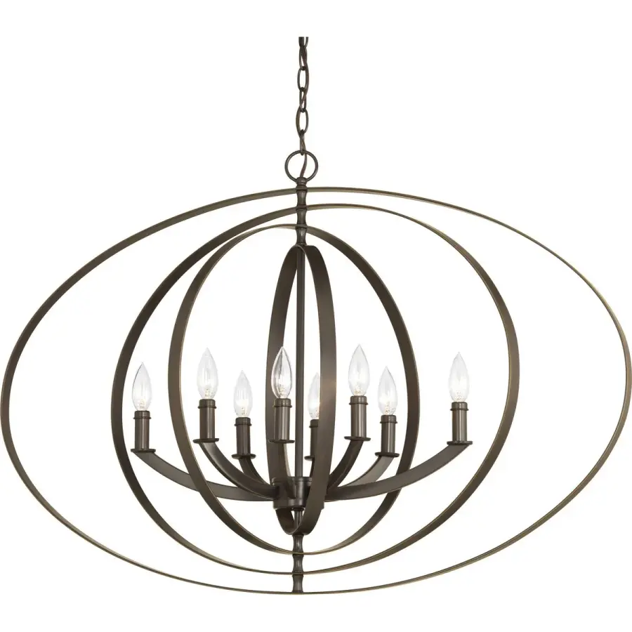 Equinox Eight-Light Oval Pendant - Image 1