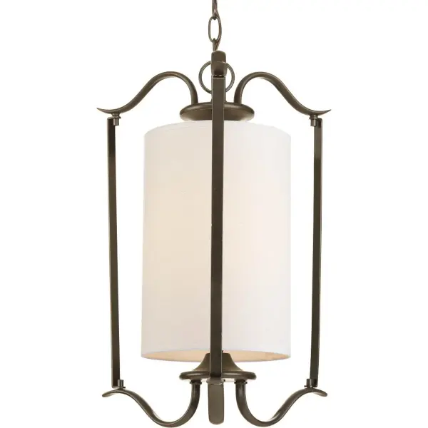 The Inspire Collection Large Foyer Pendant combines traditional elegance with versatile styling. Its brushed nickel finish and single-light design make it ideal for entryways, dining rooms, and bedrooms seeking refined illumination.