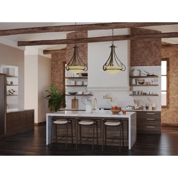 Torino Three-Light Foyer Pendant - Image 4