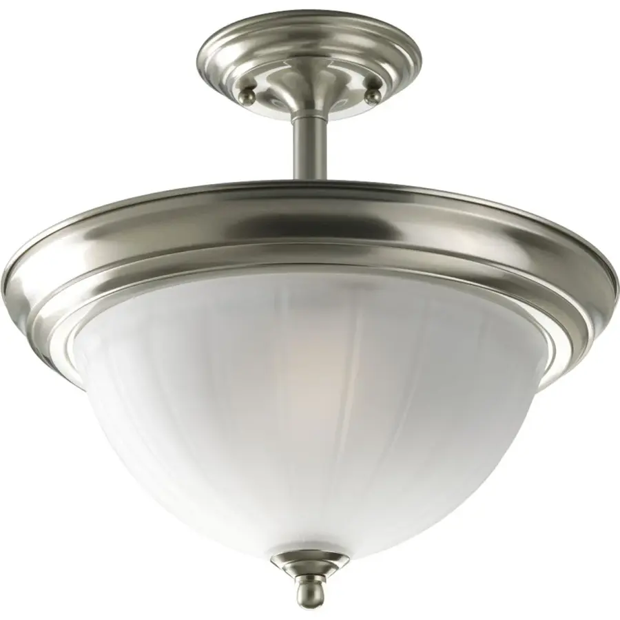 Two-Light Melon 13-1/4" Close-to-Ceiling - Image 2