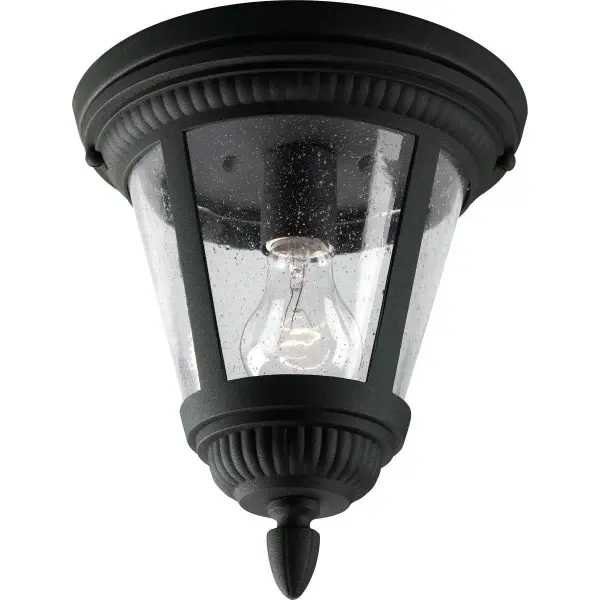 The Westport close-to-ceiling fixture combines traditional styling with versatile indoor-outdoor capability. At just over 9 inches, it's ideal for low-clearance areas like porches and hallways.
