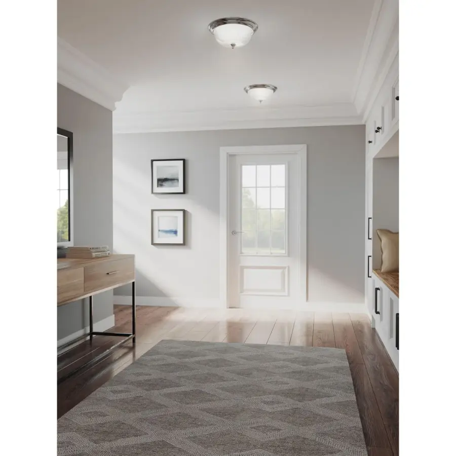 Two-Light Dome Glass Close-to-Ceiling - Image 3