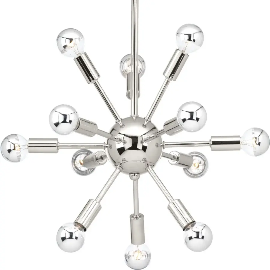 Ion Collection Twelve-Light Chandelier - Image 1