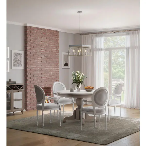 Versatile Farmhouse Chandelier with Coastal Charm - Image 7