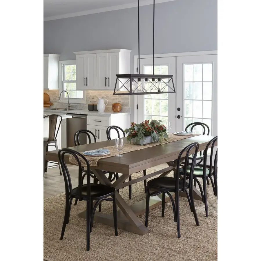 Rustic Farmhouse Elegance for Kitchen Islands and Dining Spaces - Image 5