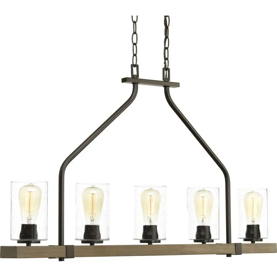 Barnes Mill Five-Light Linear Chandelier