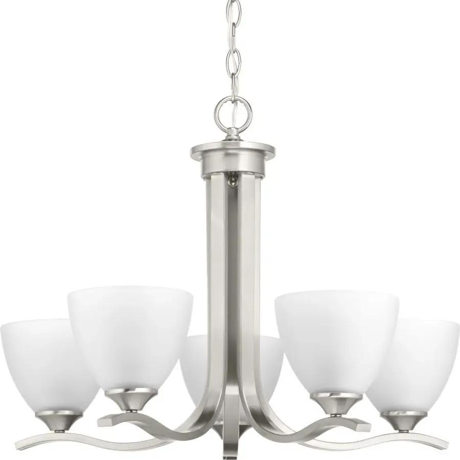Laird Five-Light Etched Glass Chandelier - Image 2