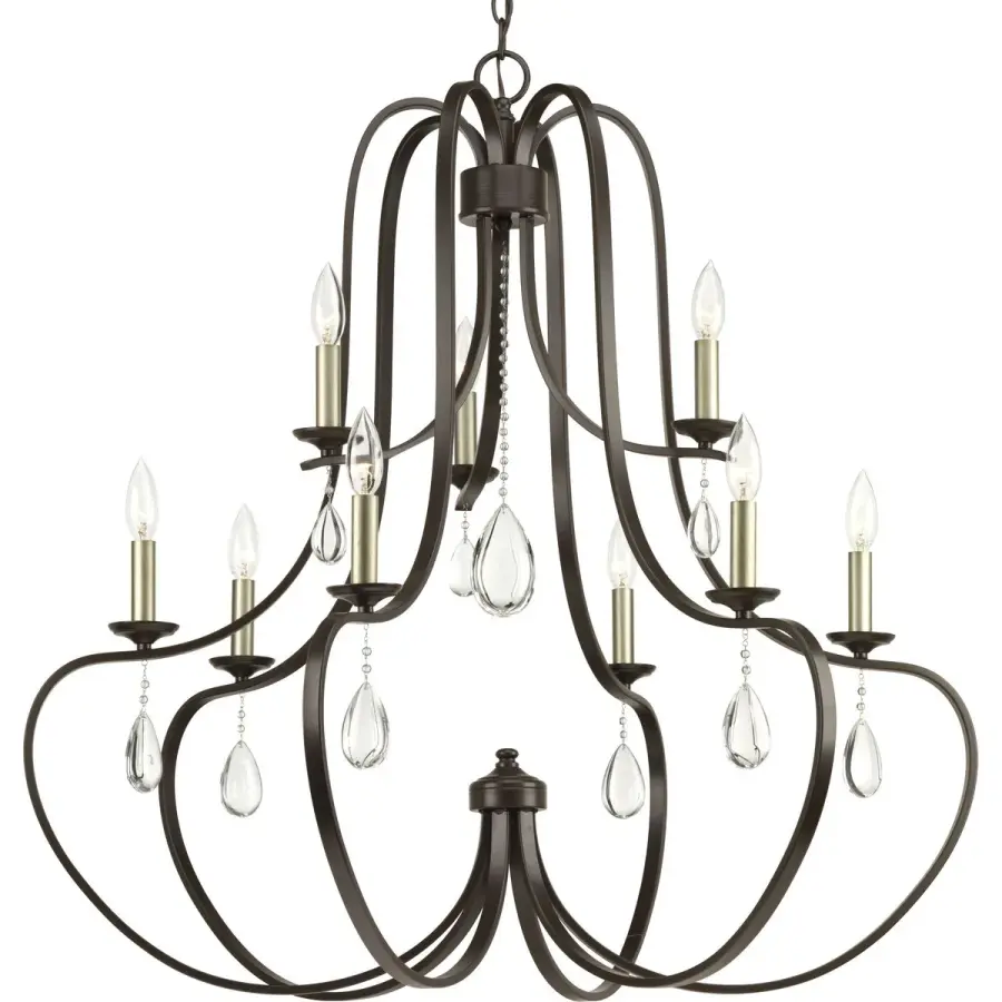 Anjoux Nine-Light Chandelier - Image 2