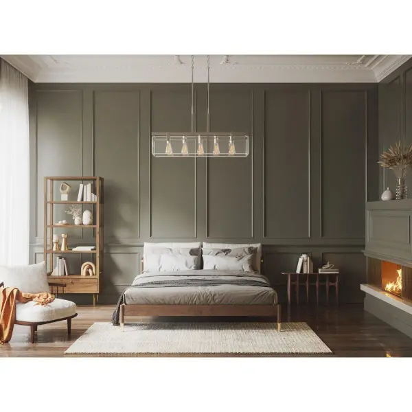 Glayse Five-Light Linear Chandelier - Image 3