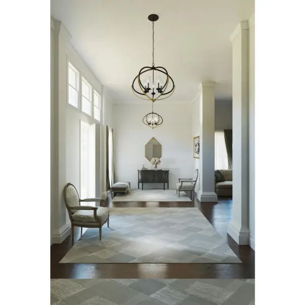 Evoke Five-Light Clear Glass Chandelier - Image 4