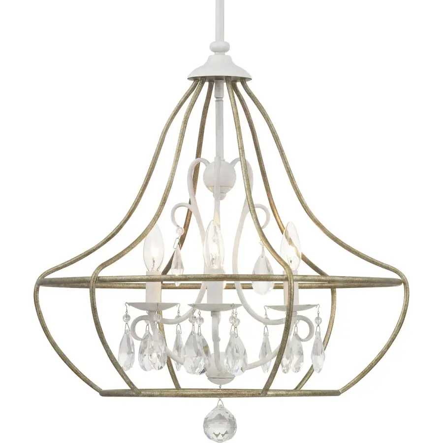Fleurette Three-Light Chandelier - Image 1