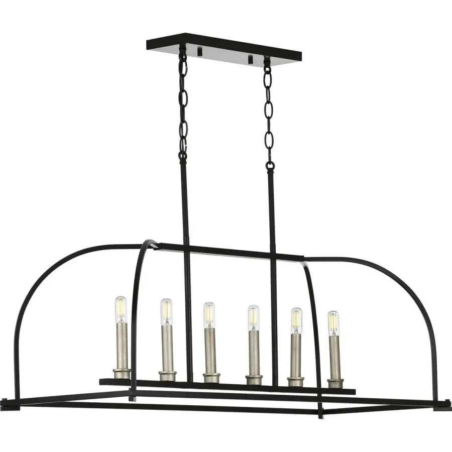 Seneca Six-Light Linear Chandelier - Image 1