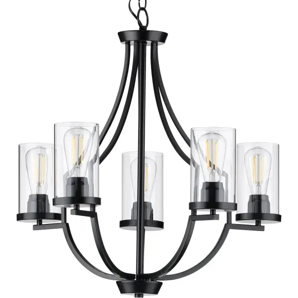 Lassiter Five-Light Clear Glass Chandelier - Image 2