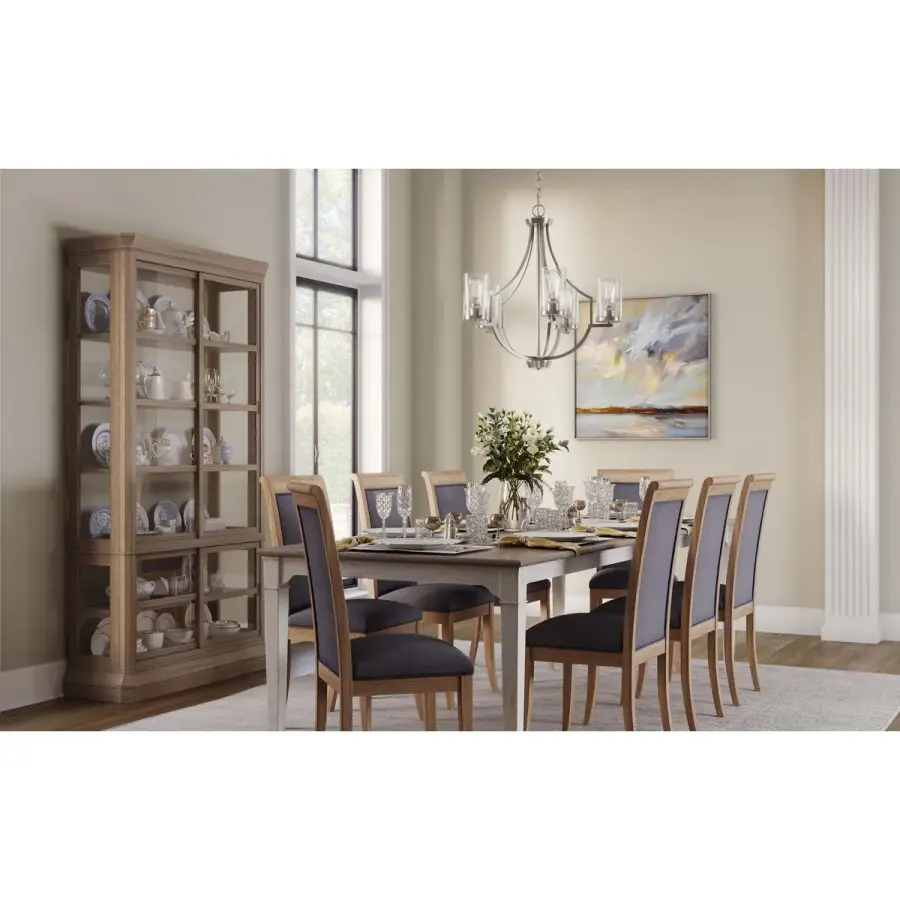 Lassiter Five-Light Clear Glass Chandelier - Image 3