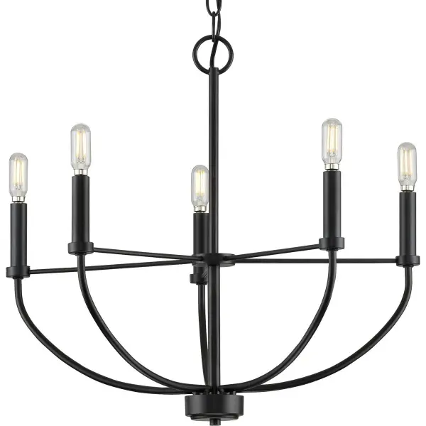 Leyden Collection Five-Light Chandelier - Image 1