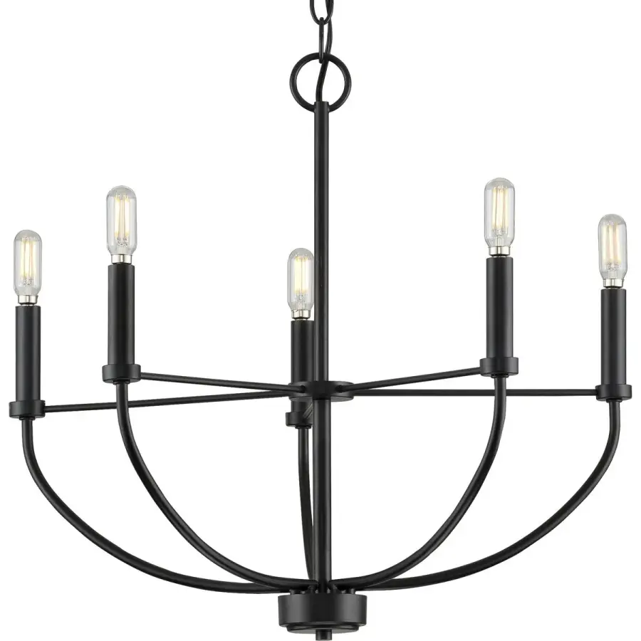 Leyden Collection Five-Light Chandelier - Image 1