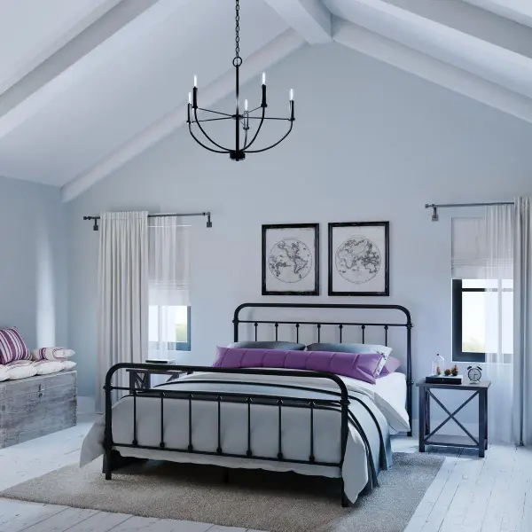 Leyden Collection Five-Light Chandelier - Image 3