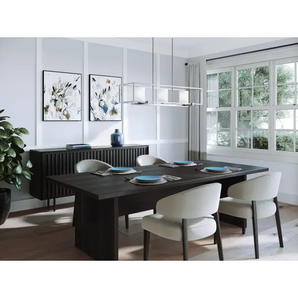 Versatile Linear Chandelier with Soft, Diffused Light - Image 3