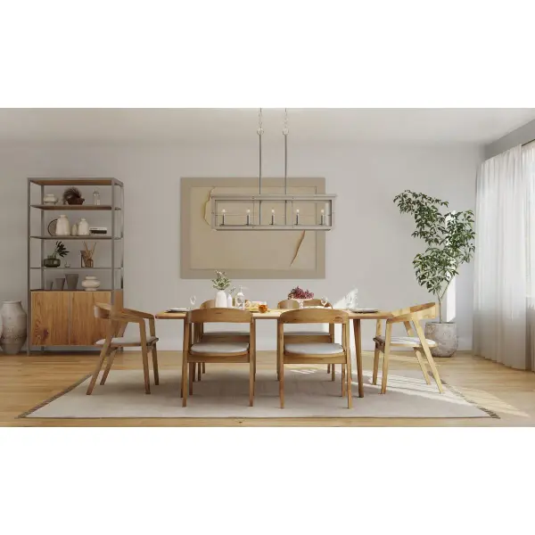Hedgerow Five-Light Linear Island Chandelier - Image 4