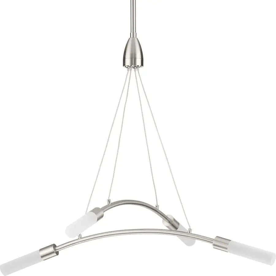 Kylo LED Four-Light Frosted Acrylic Chandelier - Image 1