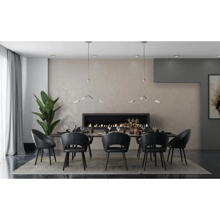 Kylo LED Four-Light Frosted Acrylic Chandelier - Image 3