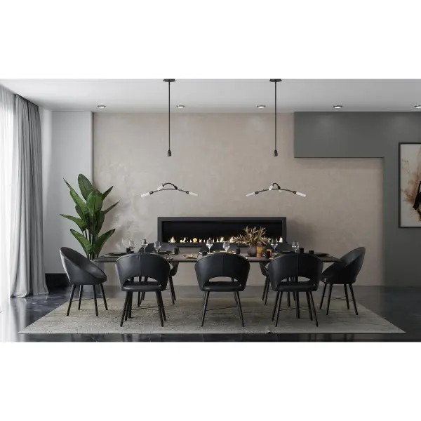 Kylo LED Four-Light Frosted Acrylic Chandelier - Image 4