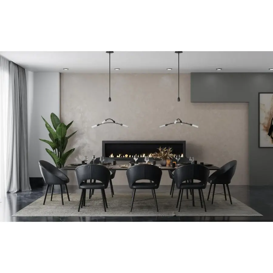 Kylo LED Four-Light Frosted Acrylic Chandelier - Image 4