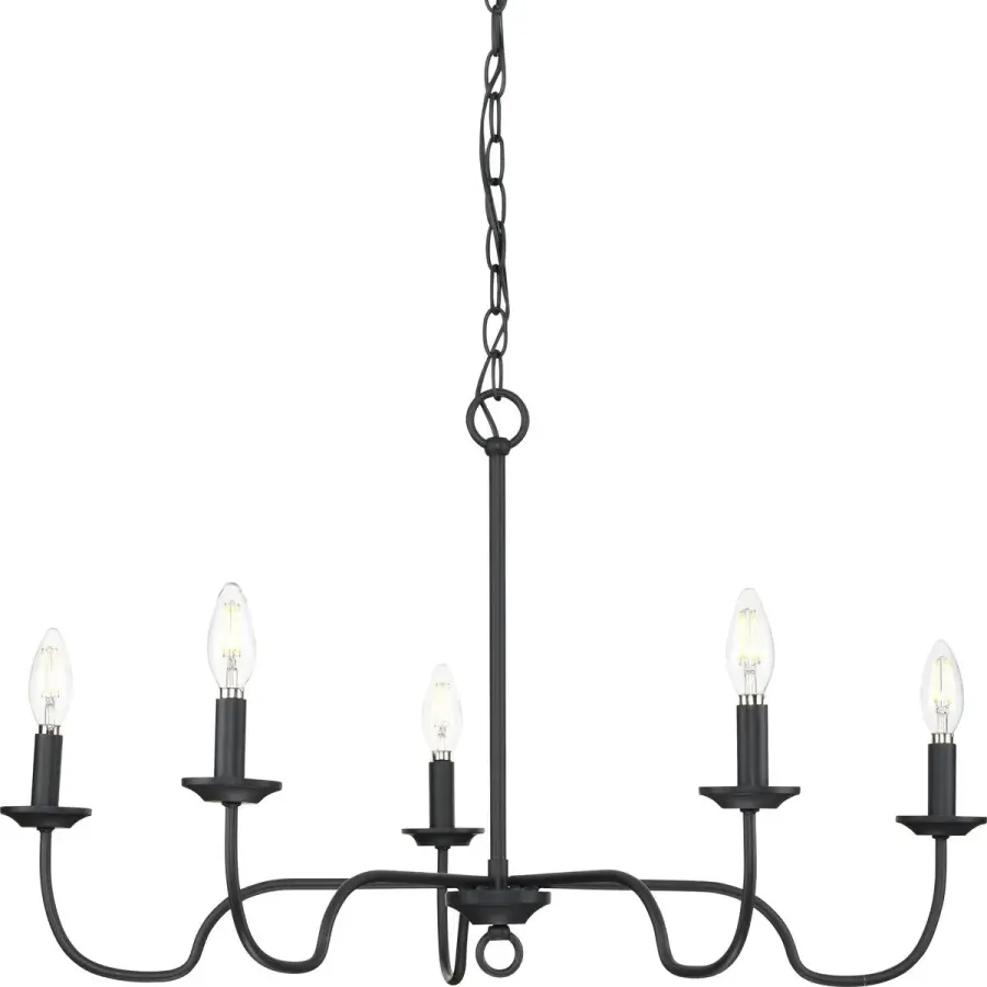 Canebrake Five-Light Chandelier - Image 1