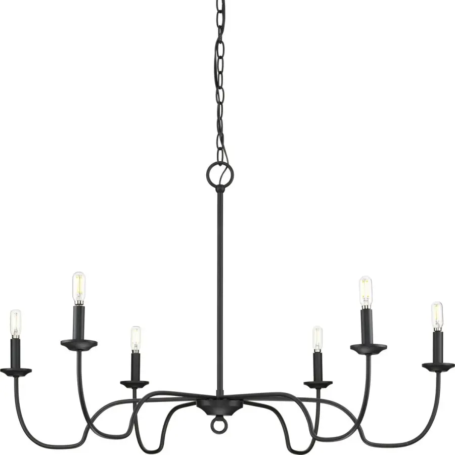 Canebrake Six-Light Chandelier - Image 1