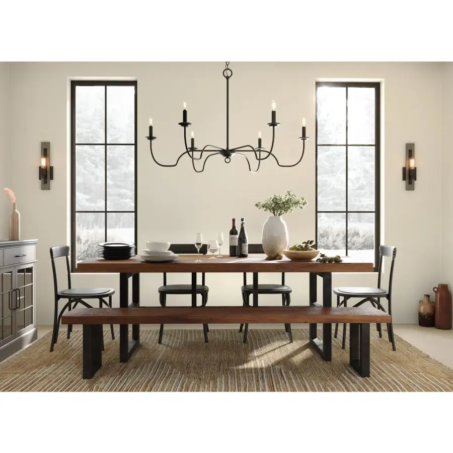 Canebrake Six-Light Chandelier - Image 2