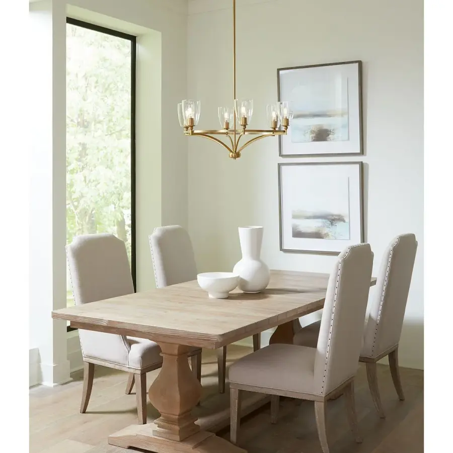 Versatile Six-Light Chandelier Blends Traditional and Modern Design - Image 5