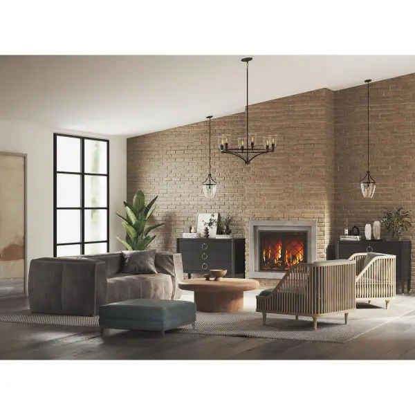 Versatile Six-Light Chandelier Blends Traditional and Modern Design - Image 6