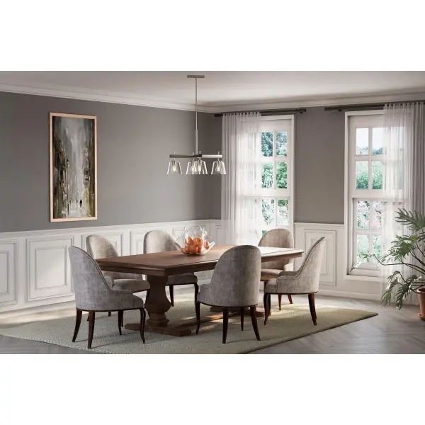 Saffert Four-Light Clear Glass Chandelier - Image 5