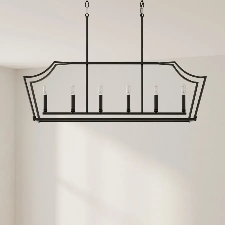 Versatile Linear Chandelier Blends Traditional and Modern Design - Image 1