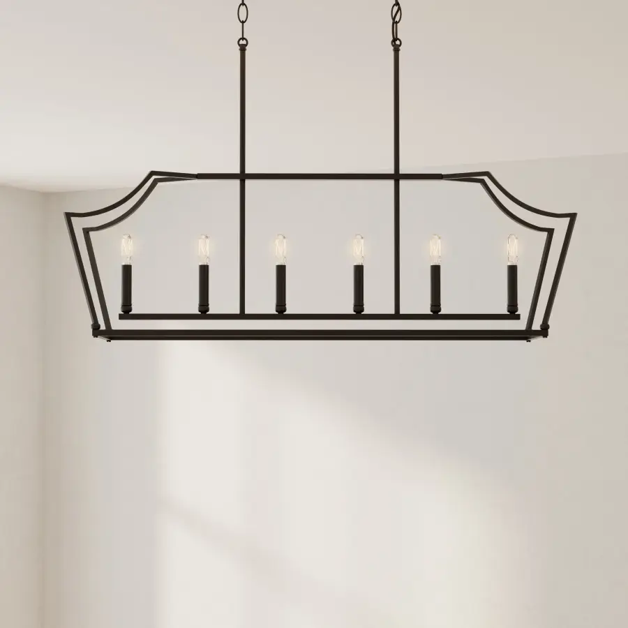 Versatile Linear Chandelier Blends Traditional and Modern Design - Image 2