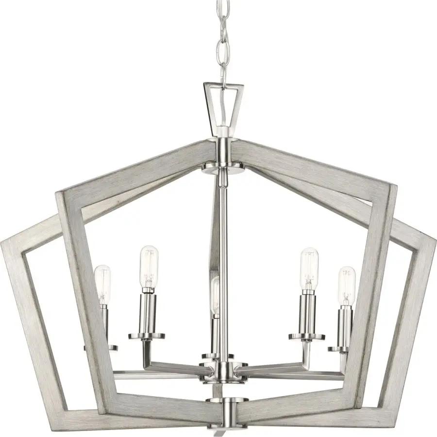 Versatile Modern Farmhouse Pendant with Coastal Charm - Image 1