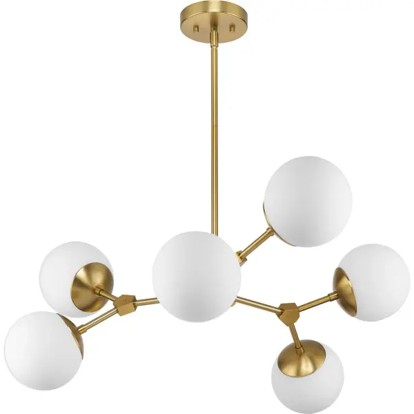 Haas Collection Six-Light Chandelier - Image 3