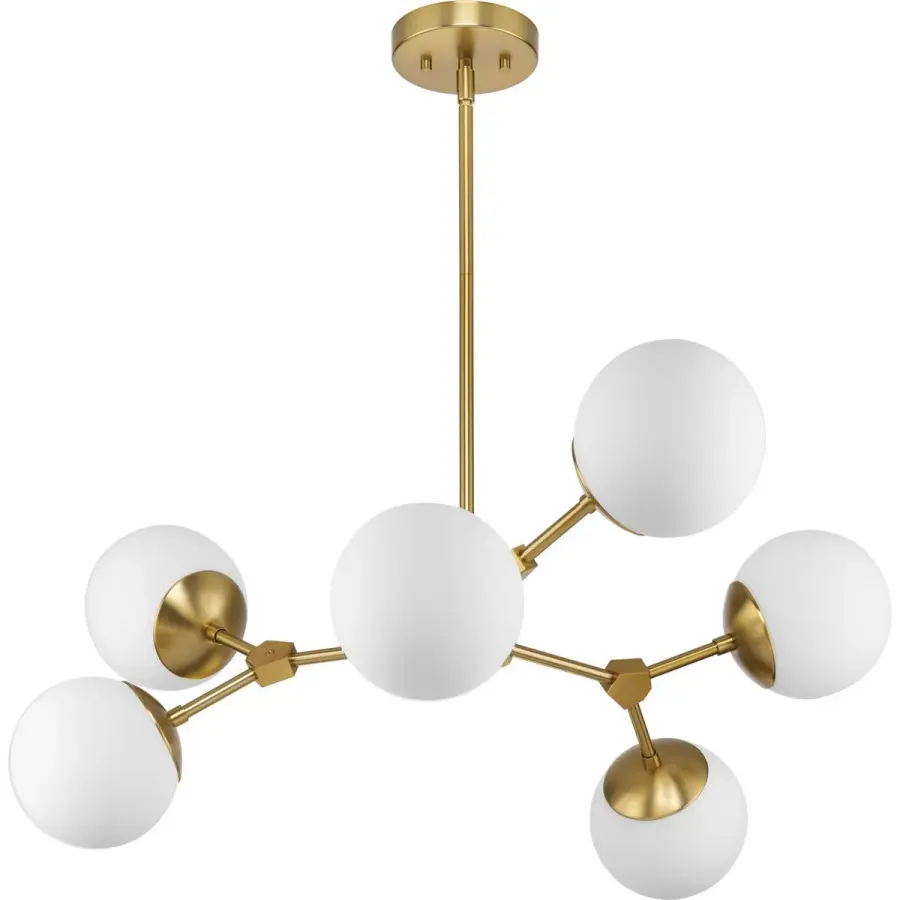 Haas Collection Six-Light Chandelier - Image 3