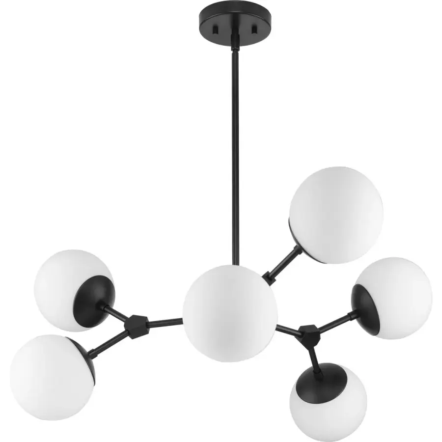 Haas Collection Six-Light Chandelier - Image 5