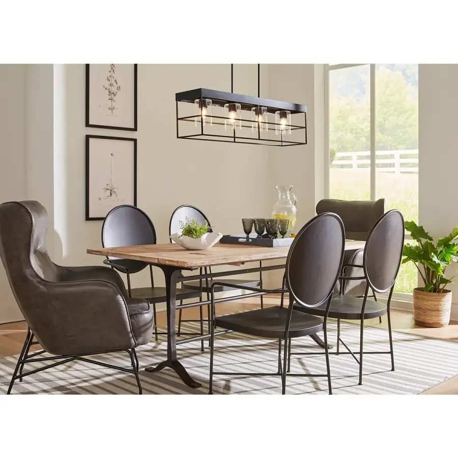 Modern Farmhouse Statement Piece with Rustic Charm - Image 4