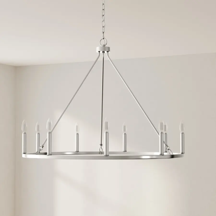 Gilliam Collection Nine-Light Chandelier - Image 1