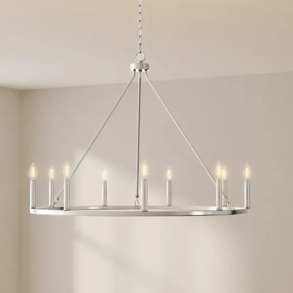 Gilliam Collection Nine-Light Chandelier - Image 2